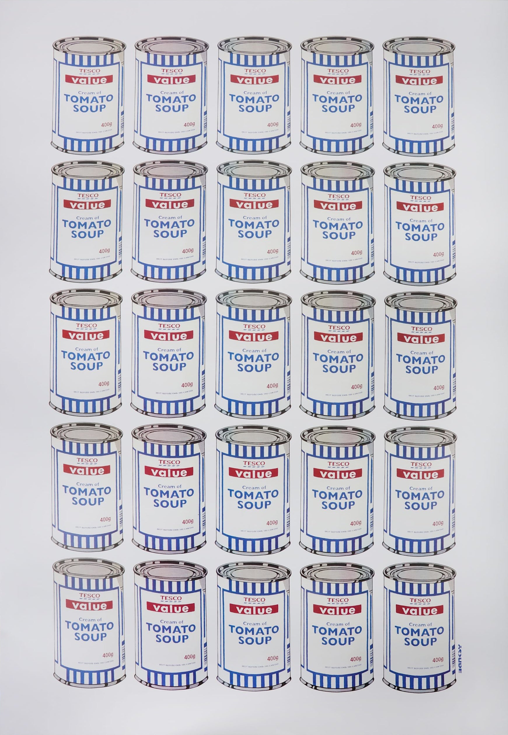 tesco-soup-cans-Banksy-Limited Edition Art Print-1741x2518