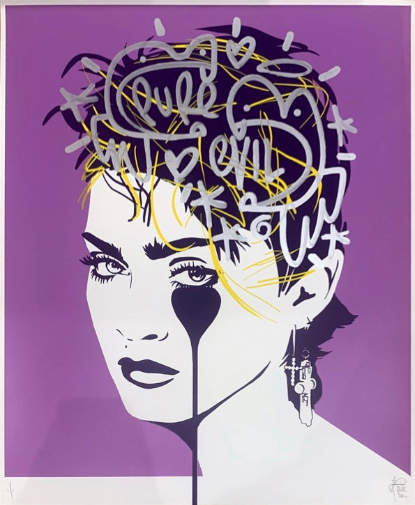 Madonna Lucky Star - Silver Bunny by Pure Evil