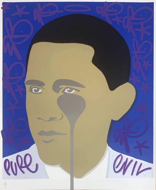 Blue Obama by Pure Evil