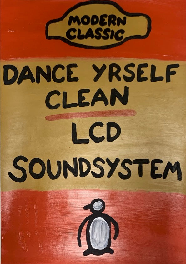 LCD Soundsystem by Times New Roadman, a original  hand-painted with acrylic on paper. from 2023