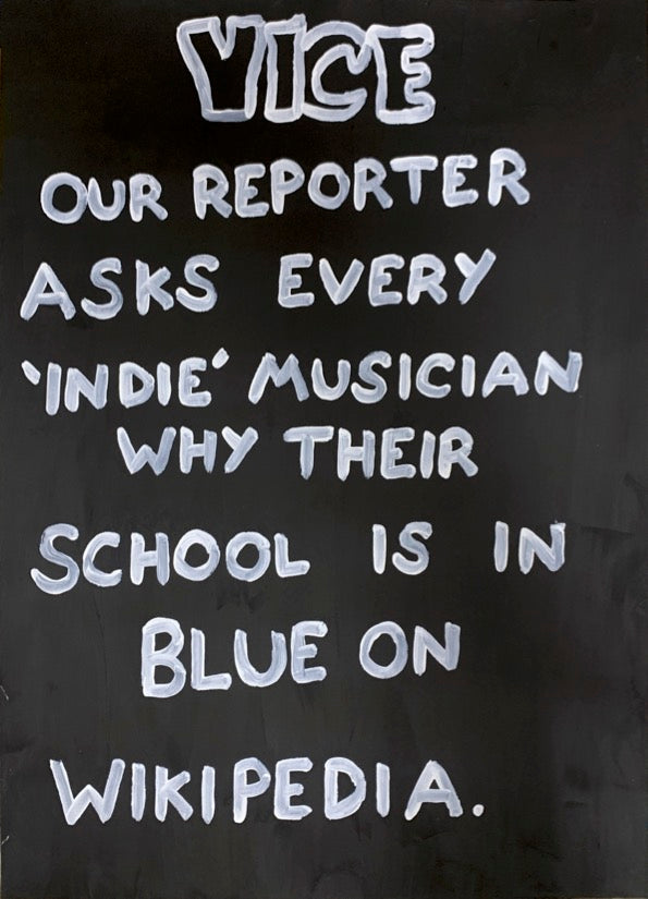 Indi Musician by Times New Roadman, a original hand-painted with acrylic on paper. from 2023