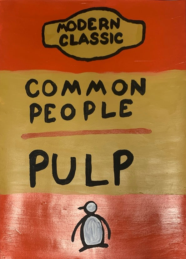 Common People by Times New Roadman, a original hand-painted acrylic on paper. from 2023
