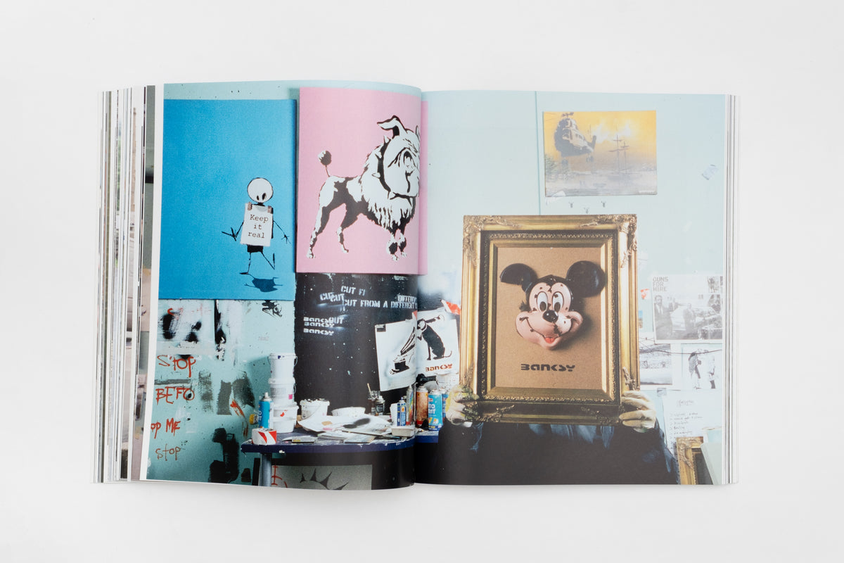 banksy-captured-by-steve-lazarides-vol-1-paperback-Banksy-Art Book-2738x1825