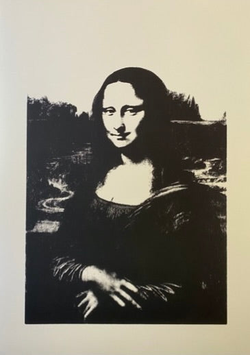 Mona Lisa 2: Black on Vellum by Sunday B. Morning (Andy Warhol)