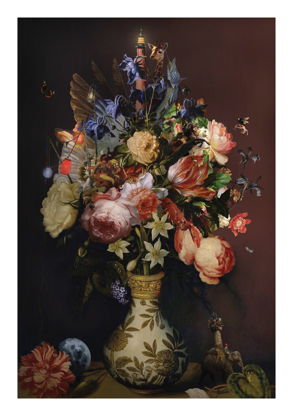 A Bright Light That Never Burns by Rosco Brittin, a open edition giclée print on hahnemühle 308gsm rag paper from 2025