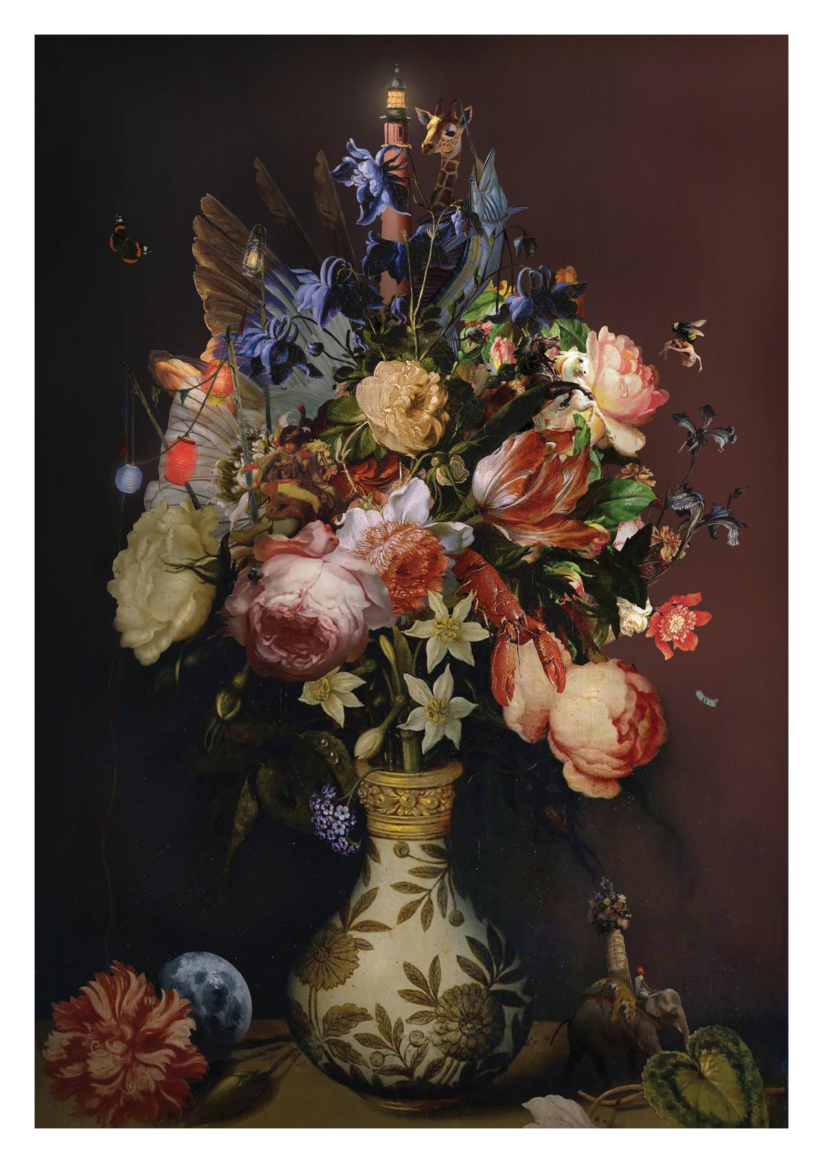 A Bright Light That Never Burns by Rosco Brittin, a open edition giclée print on hahnemühle 308gsm rag paper from 2025