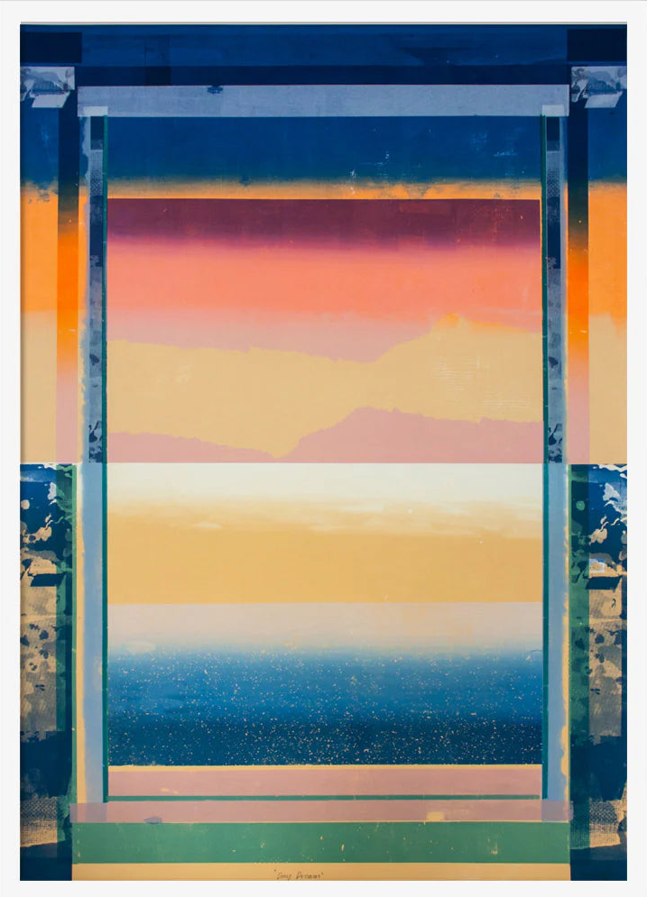 Day Dream by Angus Vasili, a limited edition hand pulled screenprint on fabriano paper from 2024