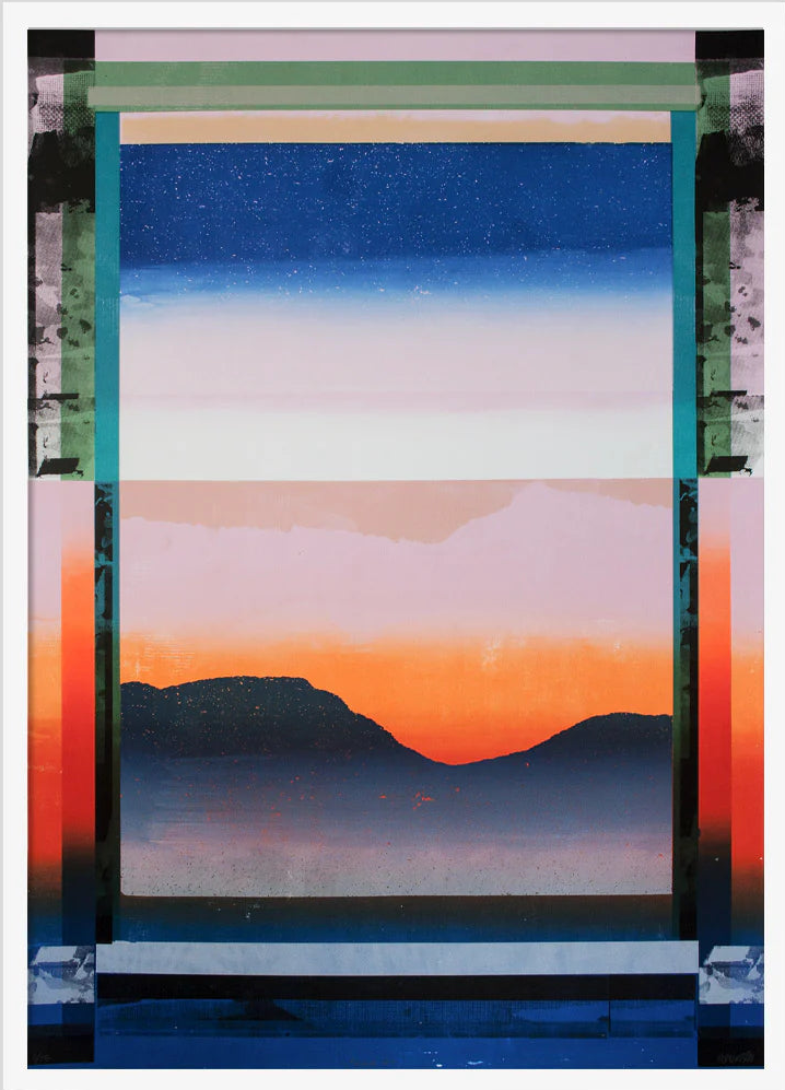 Letting Go by Angus Vasili, a limited edition hand pulled screenprint on fabriano paper from 2024