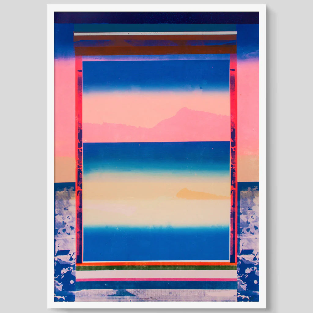 Losing Time by Angus Vasili, a limited edition hand pulled screenprint on fabriano paper from 2024