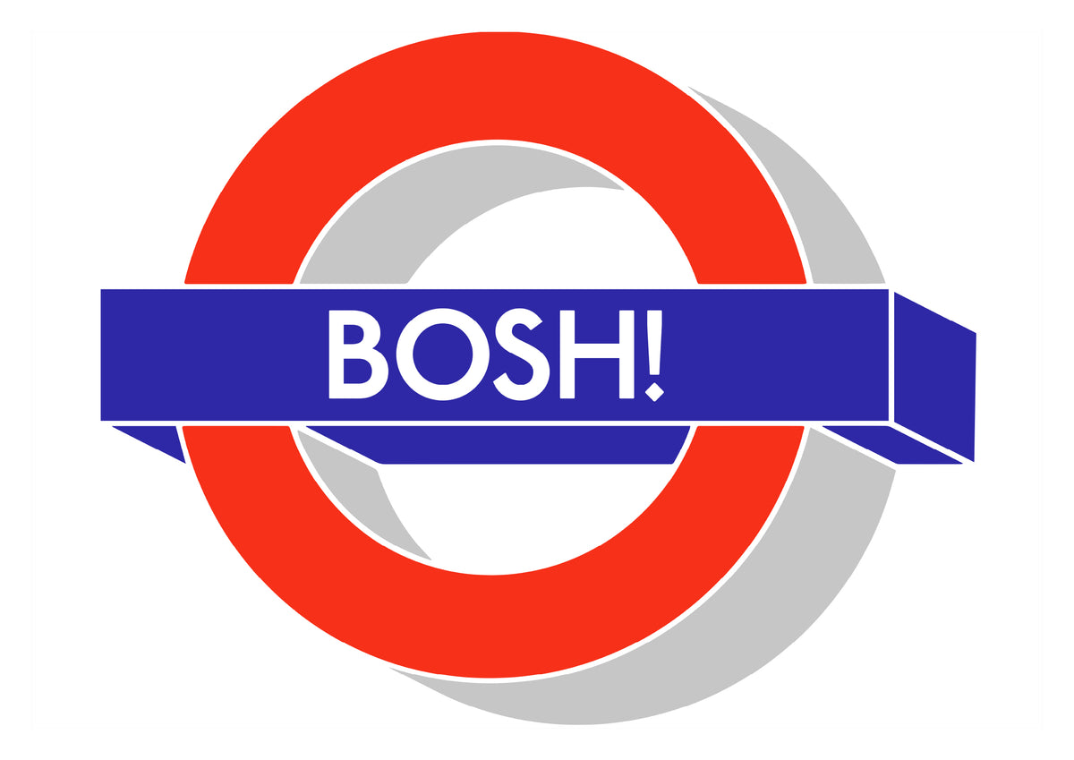 Bosh! by Rob Timm, a open edition giclée print on hahnemühle 308gsm rag paper from 2025