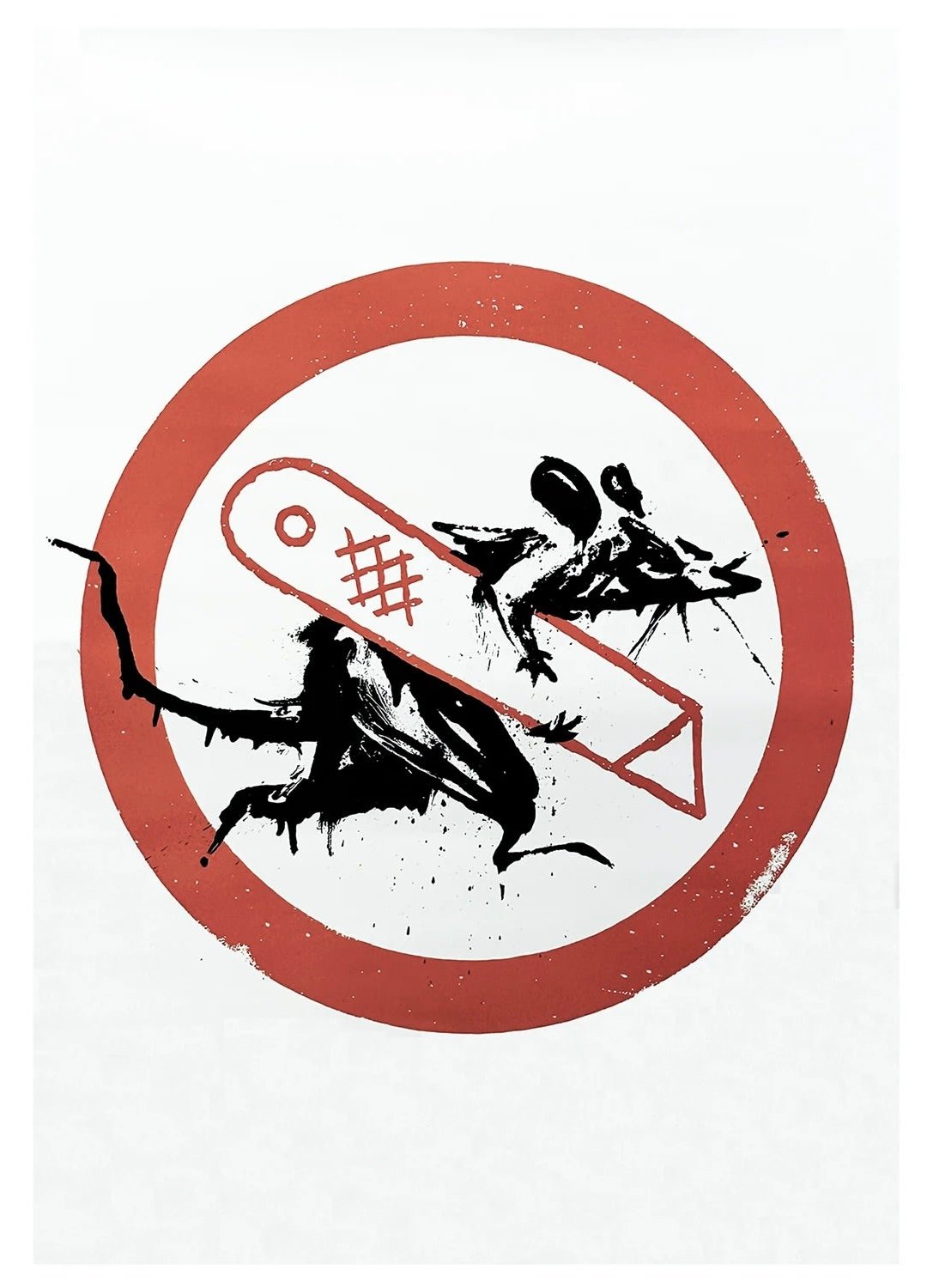 Cut & Run Poster by Banksy