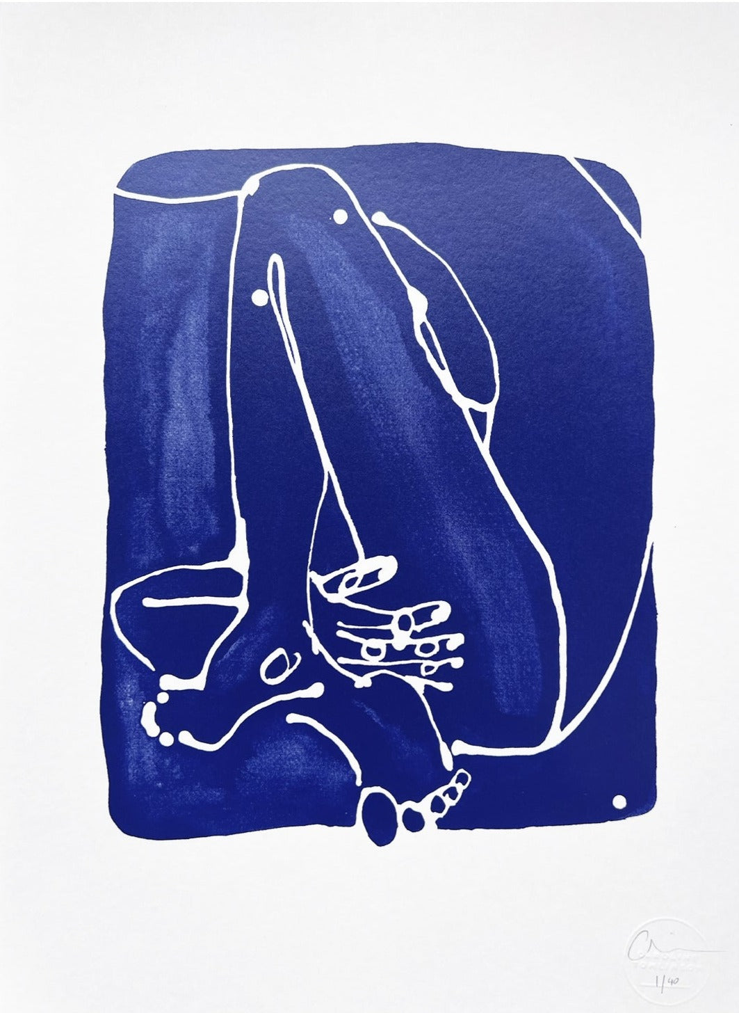 Summer Blues – Side View by Caroline Tomlinson