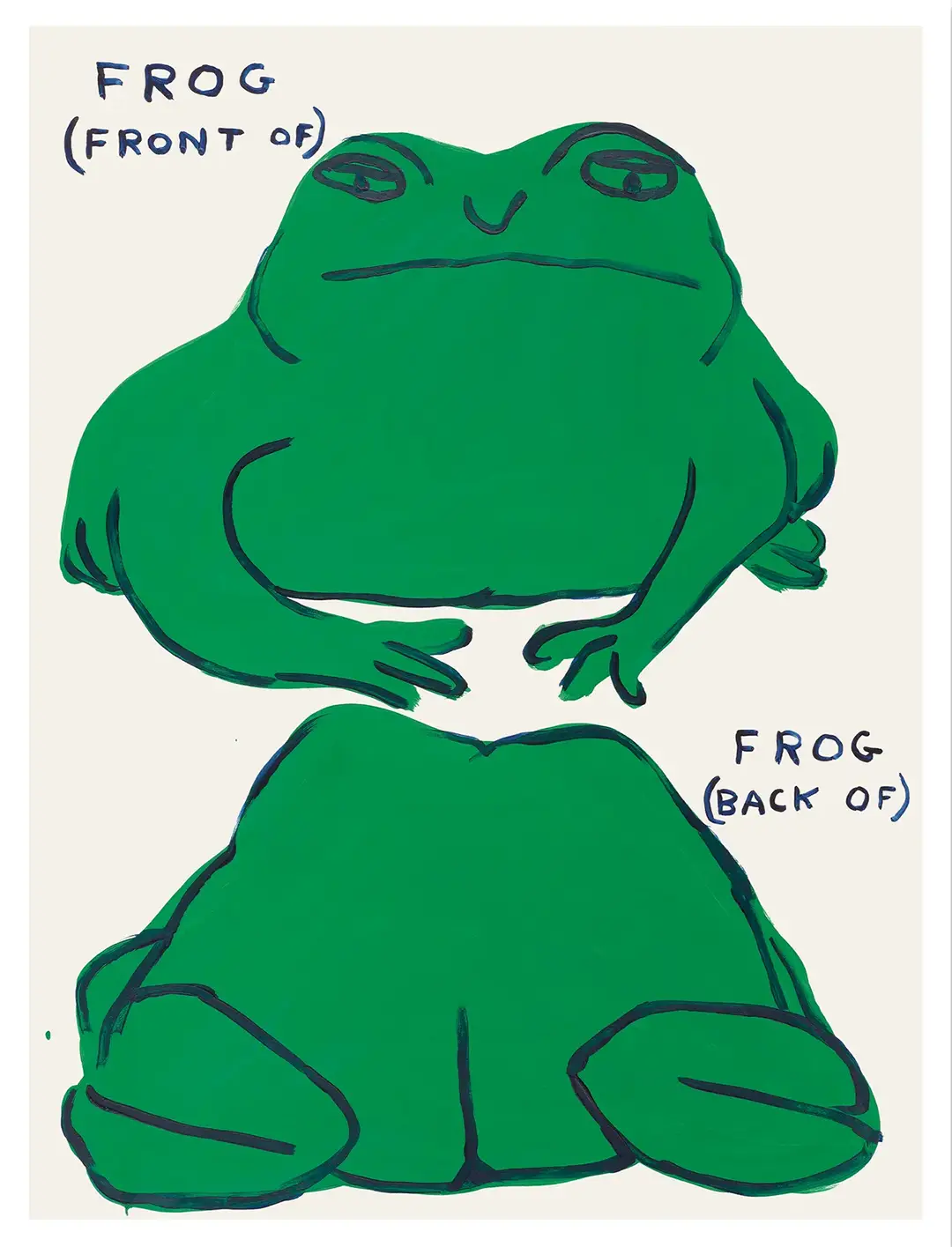 frog-front-of-frog-back-of-David Shrigley-Open Edition Art Print-1080x1415