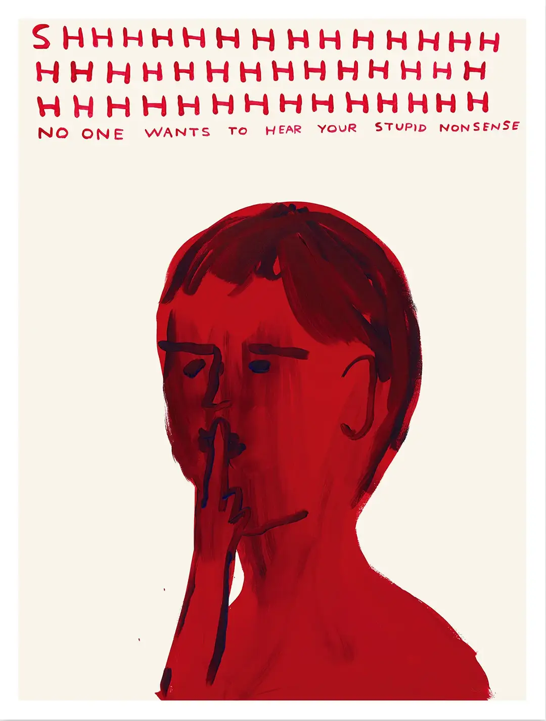 shhh-David Shrigley-Open Edition Art Print-1080x1425