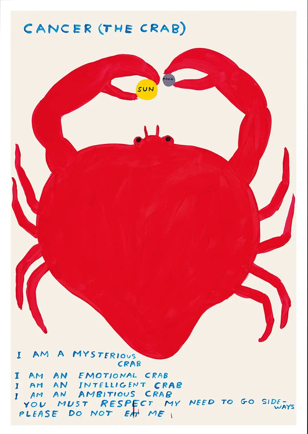 signs-of-the-zodiac-cancer-David Shrigley-Open Edition Art Print-1080x1520