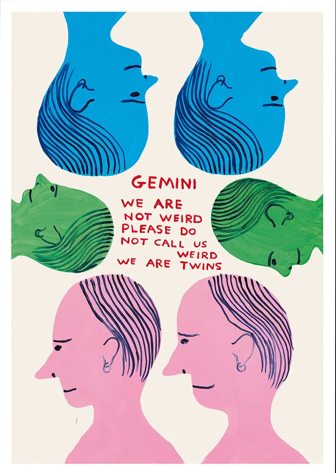 signs-of-the-zodiac-gemini-David Shrigley-Open Edition Art Print-1080x1520
