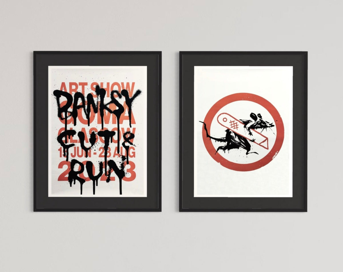 Cut &amp; Run Official Exhibition Poster Set (Framed)