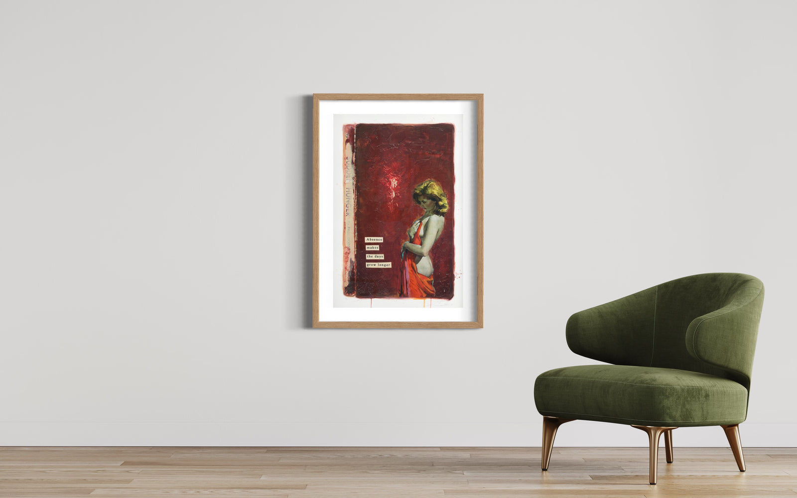 Absence Makes The Days Grow Longer (Framed) by The Connor Brothers, a limited edition hand coloured pigment print with acrylic, oil and varnish on somerset satin paper. from 2020