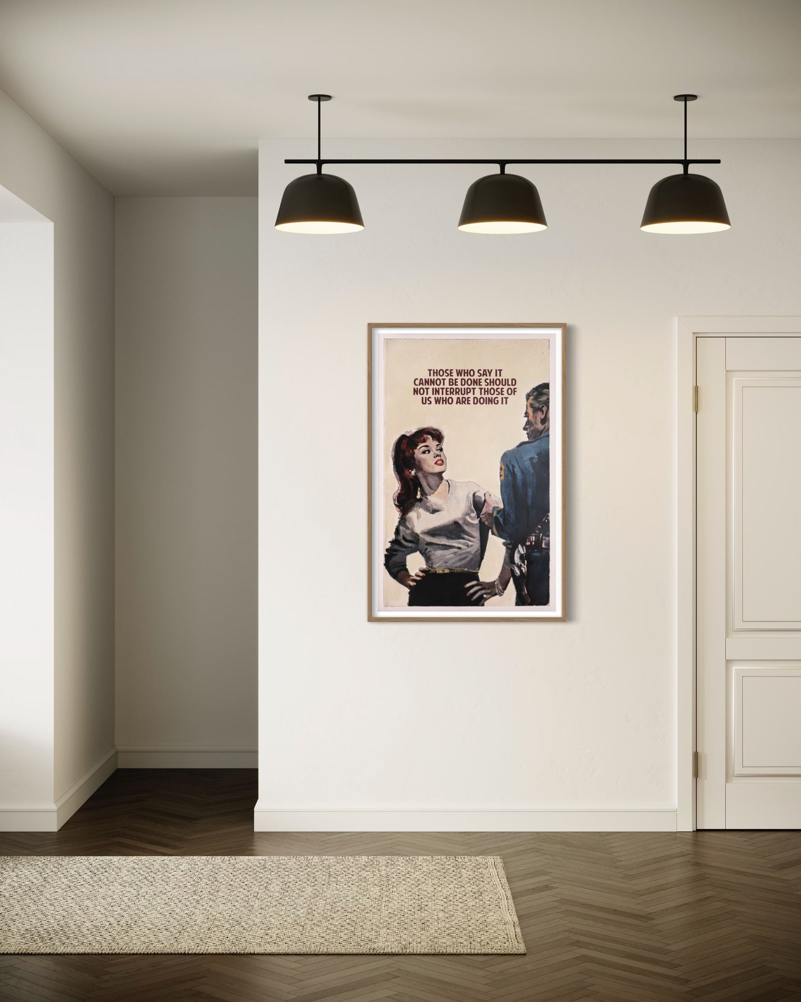 Those Who Say It Cannot Be Done (Framed) by The Connor Brothers, a limited edition hand-finished giclee with oil and pastel on 330gsm somerset satin paper. from 2018