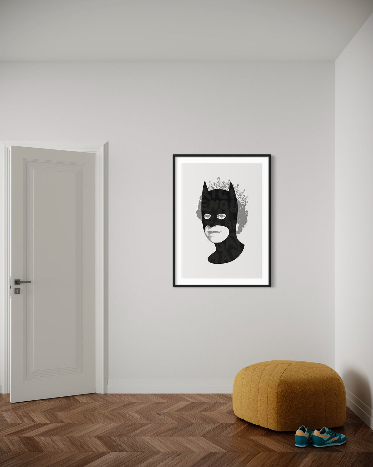 Rich Enough to be Batman - Large Black Diamond Glitter