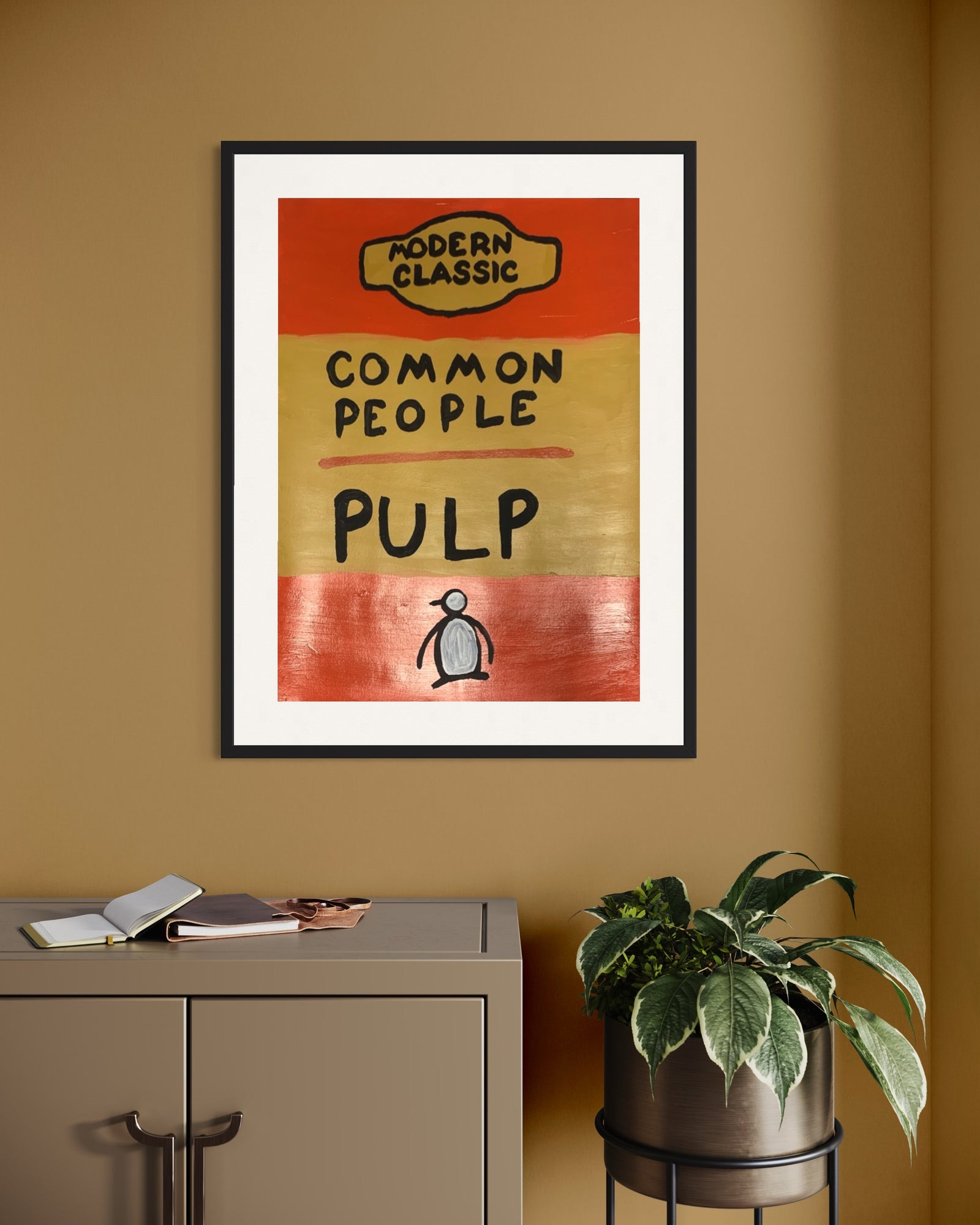 Common People by Times New Roadman, a original hand-painted acrylic on paper. from 2023