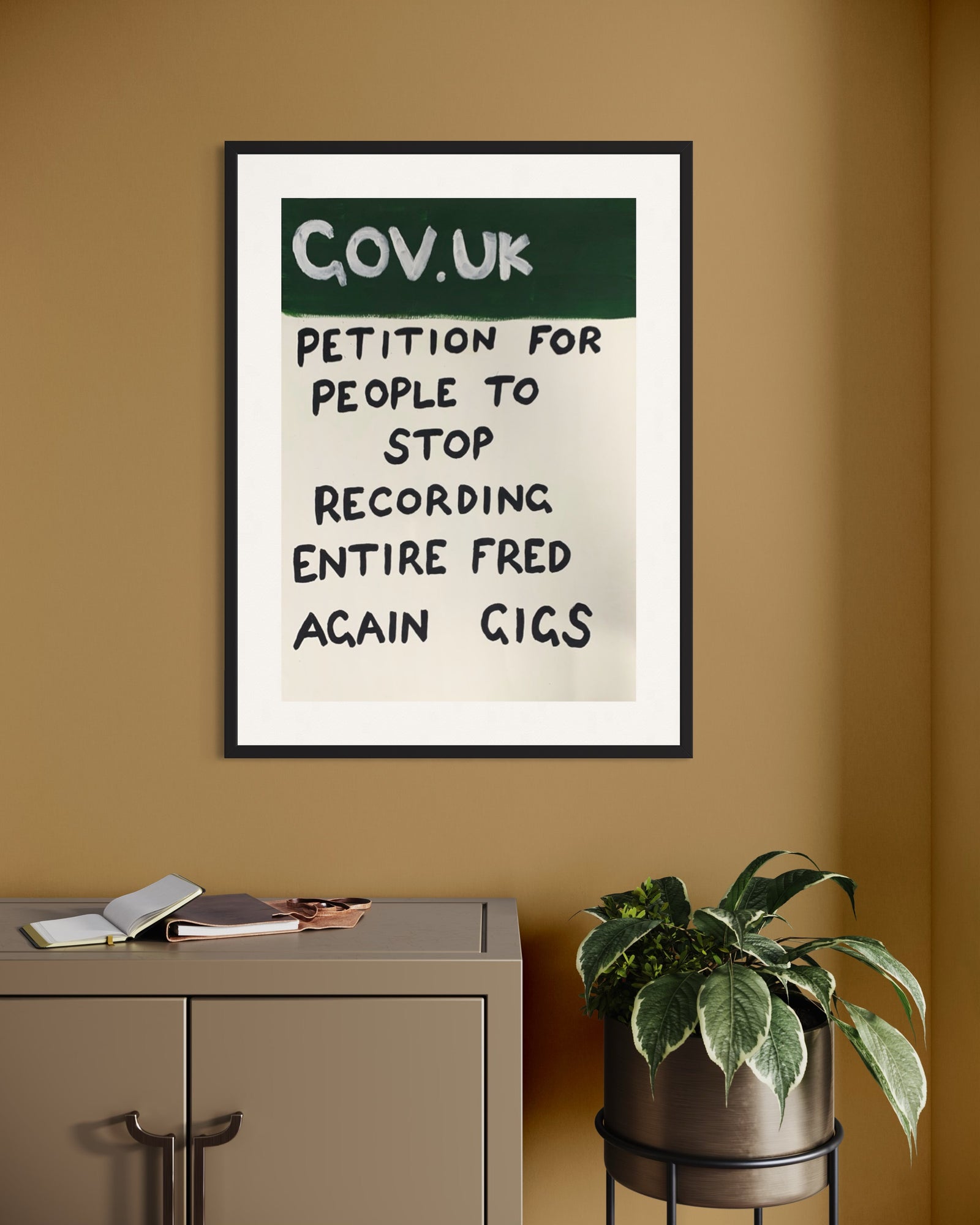 Fred Again by Times New Roadman, a original hand-painted acrylic on paper. from 2023