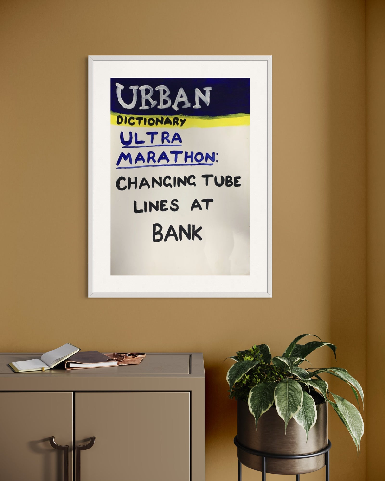 Ultra Marathon by Times New Roadman, a original  hand-painted with acrylic on paper. from 2023