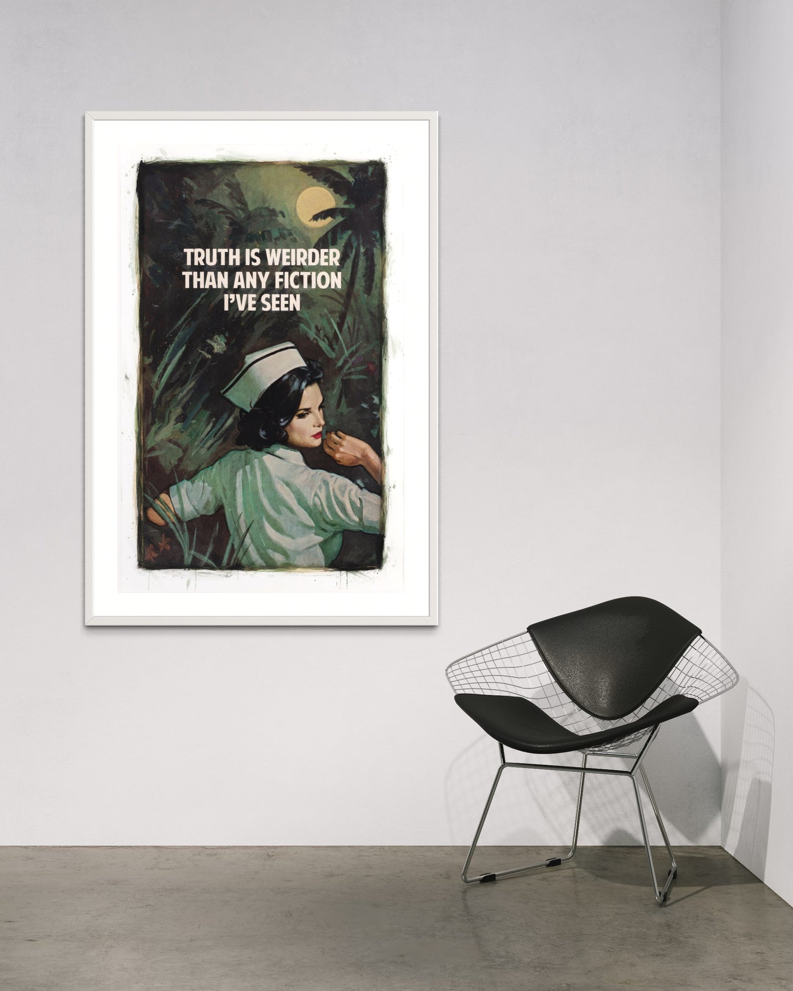 Truth Is Weirder - (Framed) by The Connor Brothers, a limited edition hand-finished giclee with oil and pastel on 330gsm somerset satin paper. from 2019