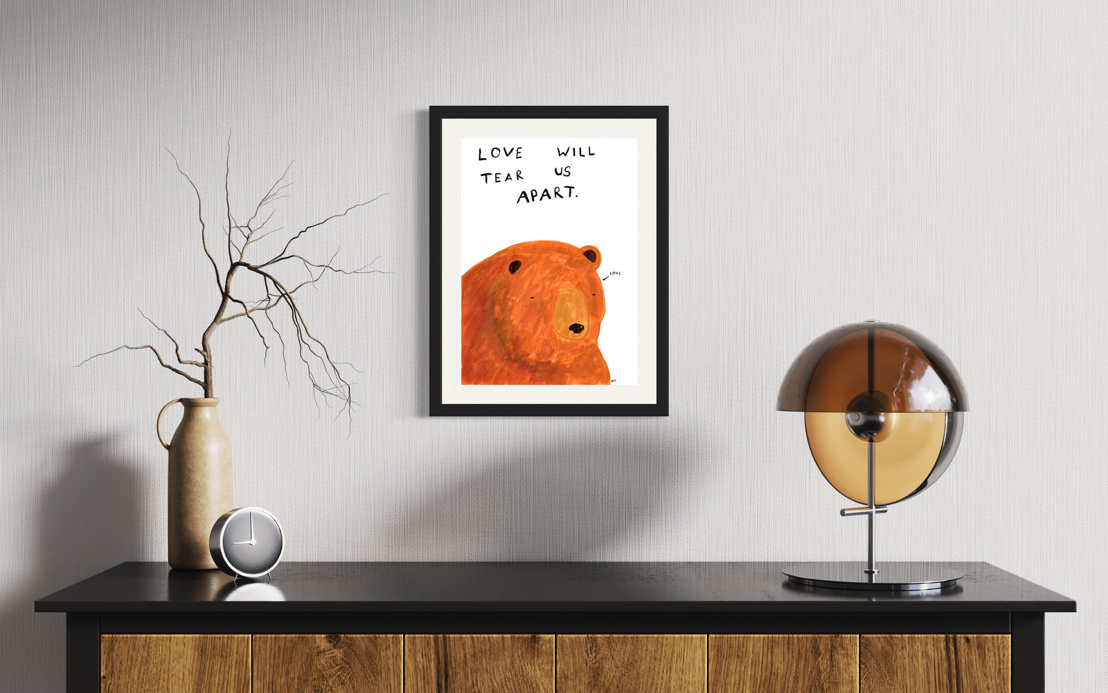 Love Will Tear Us Apart by Billy Murphy, a limited edition giclee print on 310gsm hahnemuhle etching paper from 2024