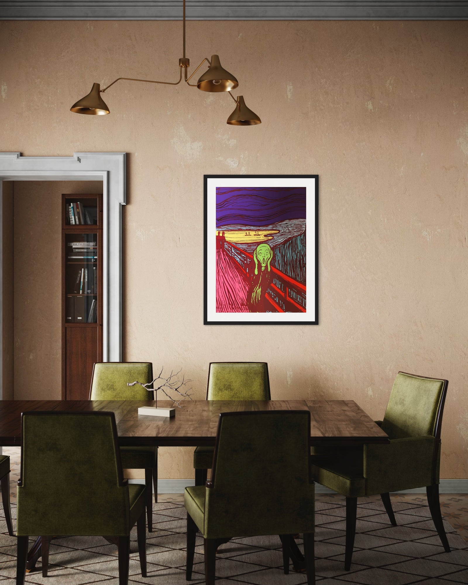 The Scream: Green by Sunday B. Morning (Andy Warhol)