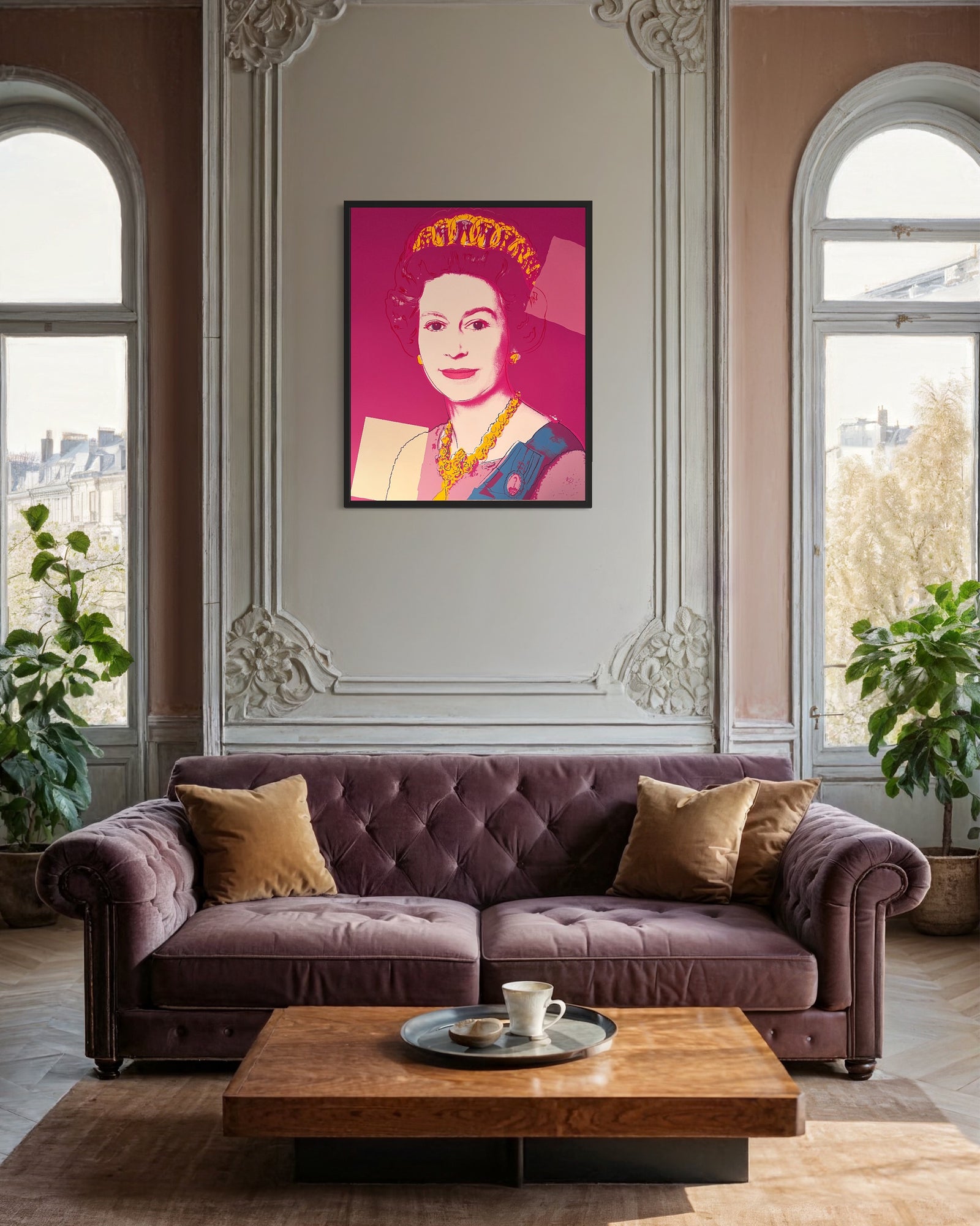 Queen Elizabeth II: 336 by Sunday B. Morning (Andy Warhol)