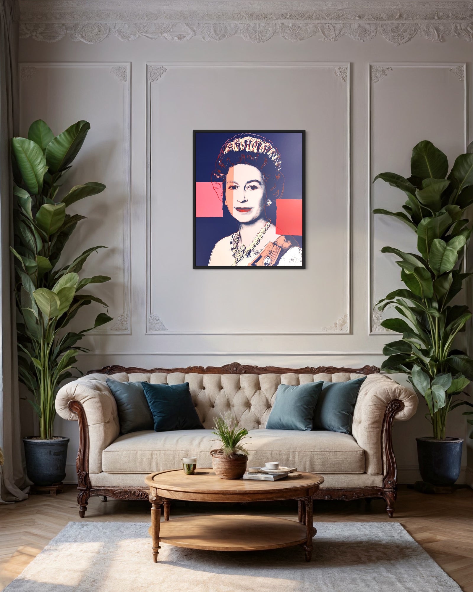 Queen Elizabeth II: 337 by Sunday B. Morning (Andy Warhol)