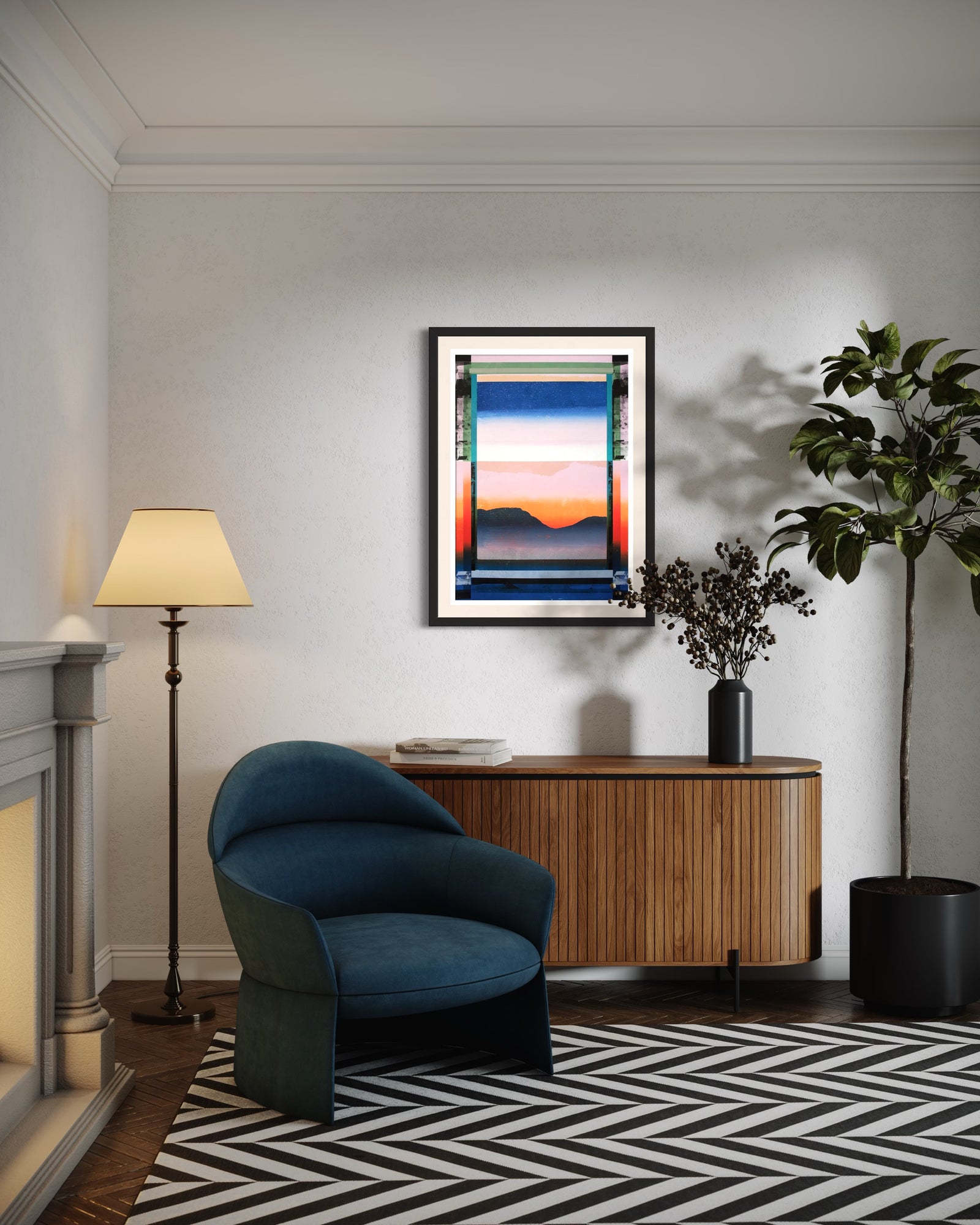 Letting Go by Angus Vasili, a limited edition hand pulled screenprint on fabriano paper from 2024