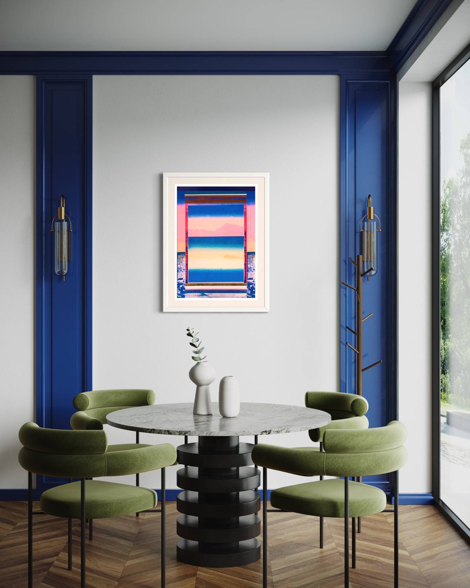 Losing Time by Angus Vasili, a limited edition hand pulled screenprint on fabriano paper from 2024