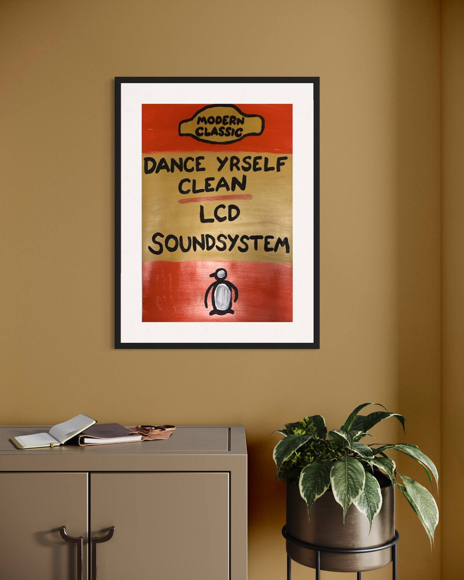 LCD Soundsystem by Times New Roadman, a original  hand-painted with acrylic on paper. from 2023
