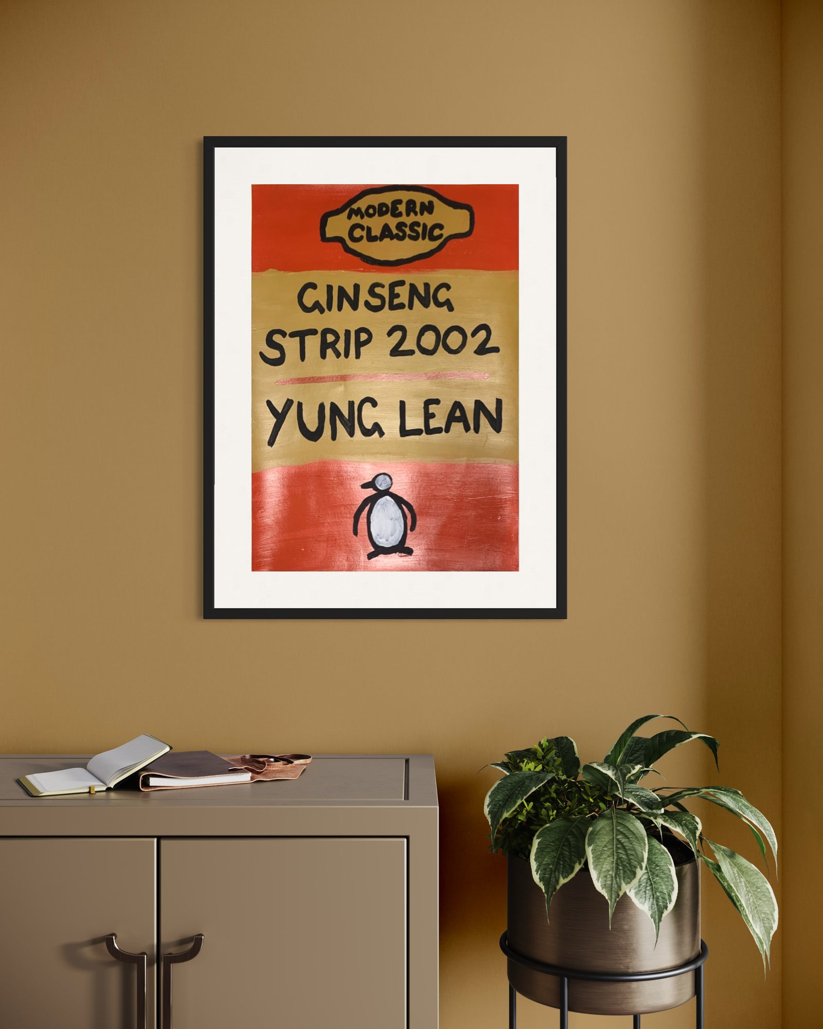 Yung Lean by Times New Roadman, a original hand-painted with acrylic on paper. from 2023