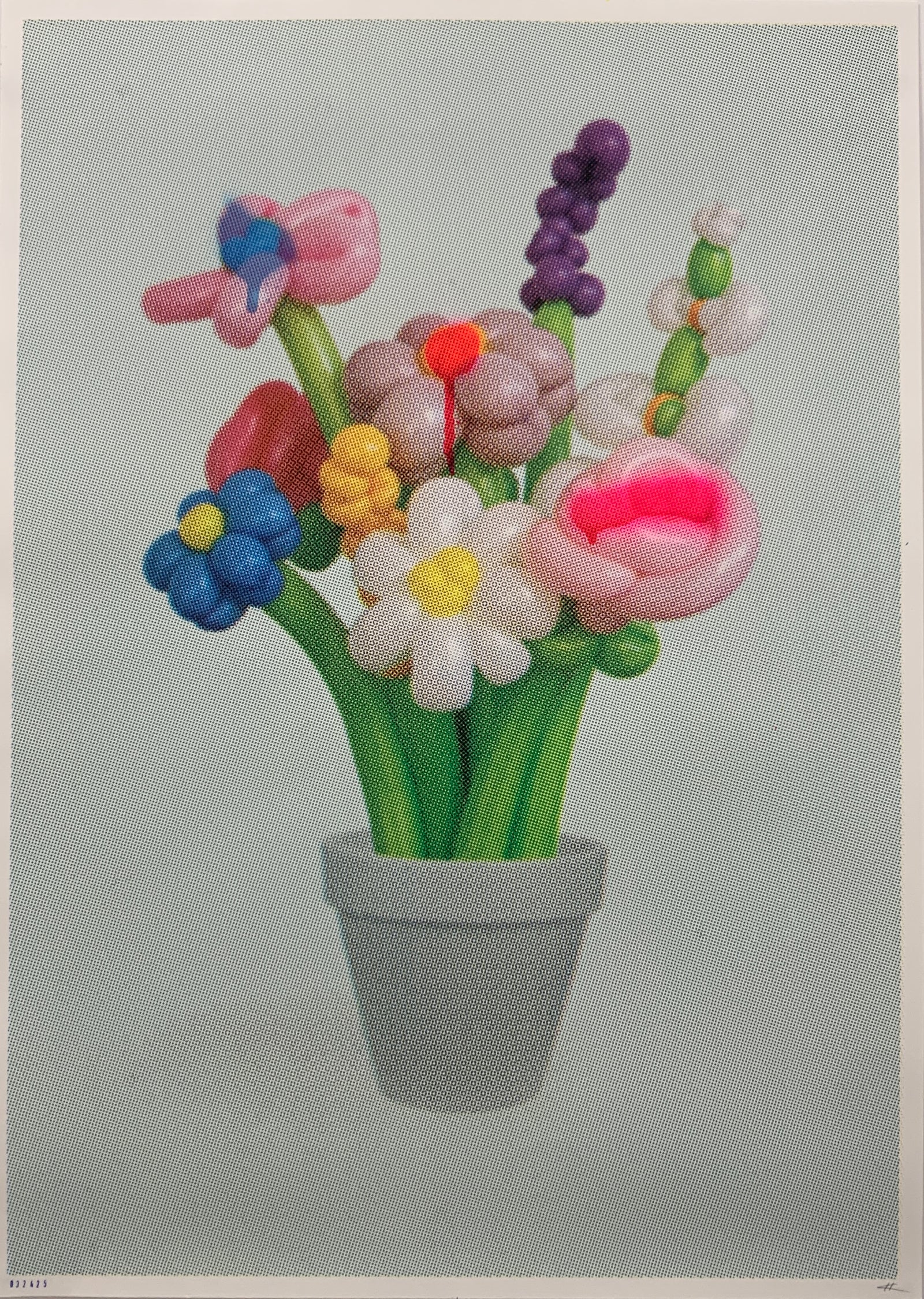 Oblivious - 032425 by Heath Kane, a original 4 colour screen print, hand finished with spray paint and acrylic paint. from 2024