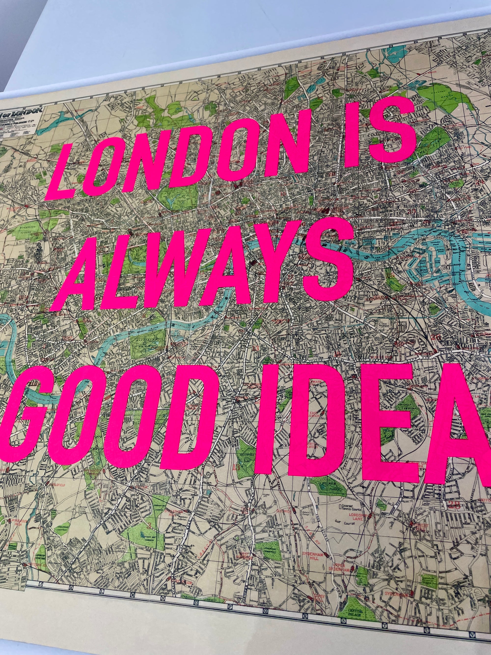 london-is-always-a-good-idea-pink-Dave Buonaguidi-Limited Edition Art Print-1080x858
