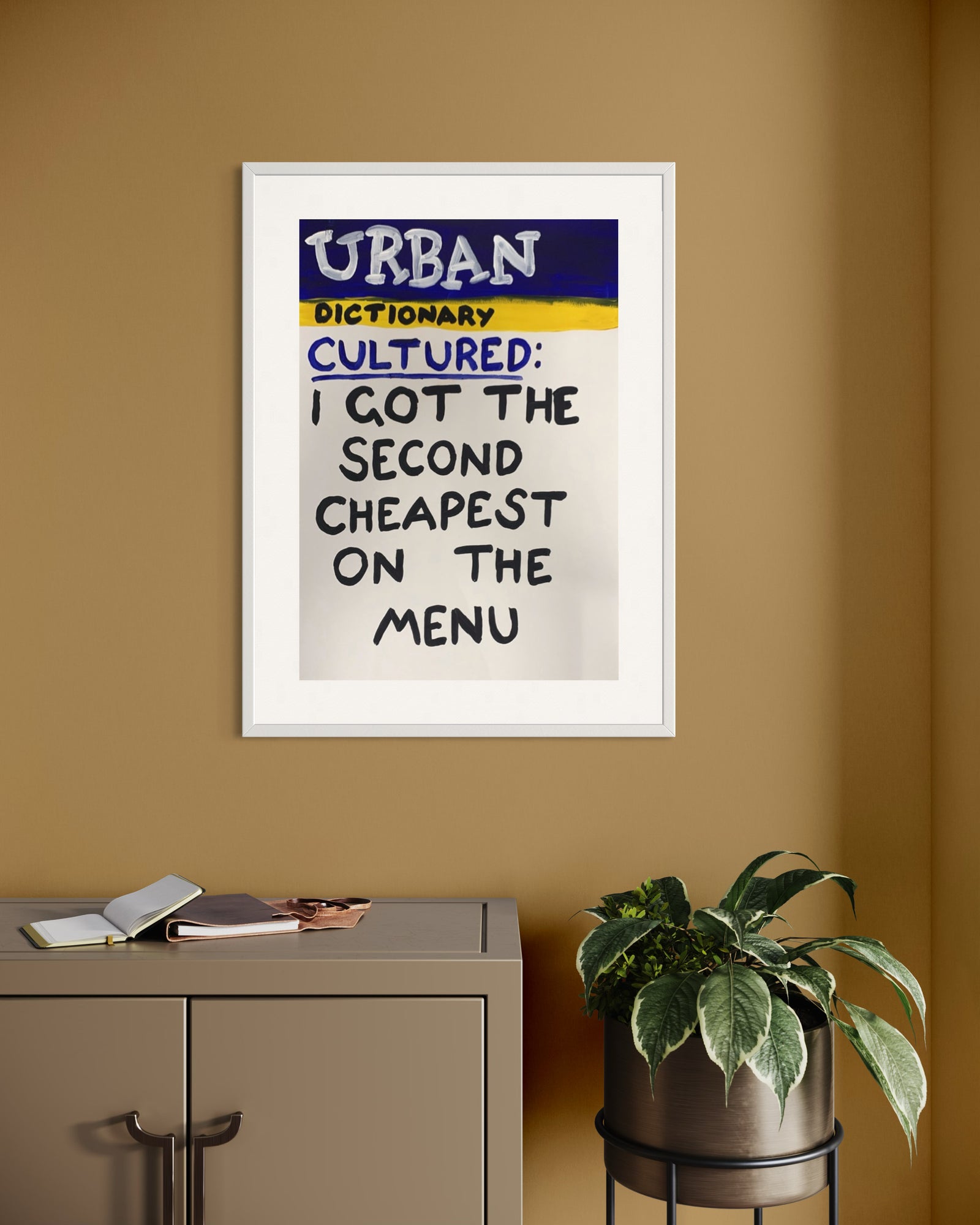 Second Cheapest by Times New Roadman, a original hand-painted acrylic on paper. from 2023