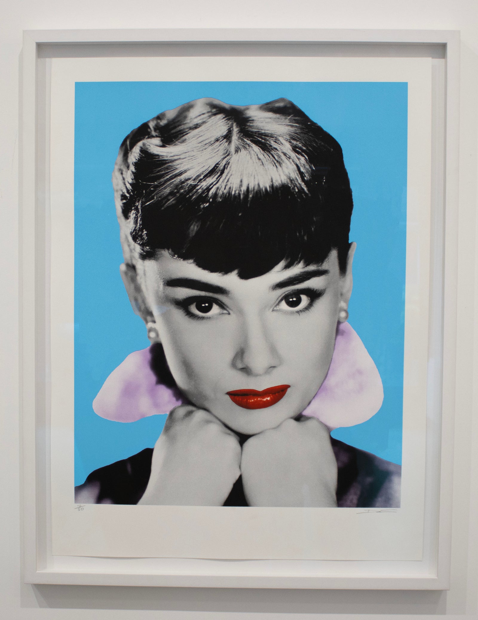 Audrey Hepburn I - (Framed) by David Studwell