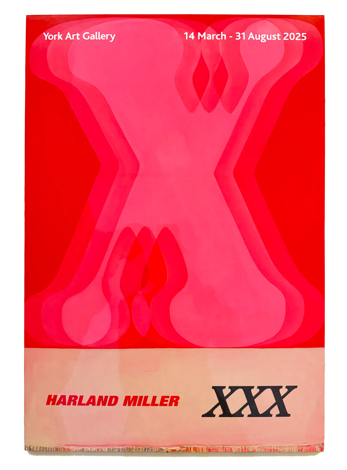 XXX by Harland Miller, a limited edition offset poster print on premium paper from 2025