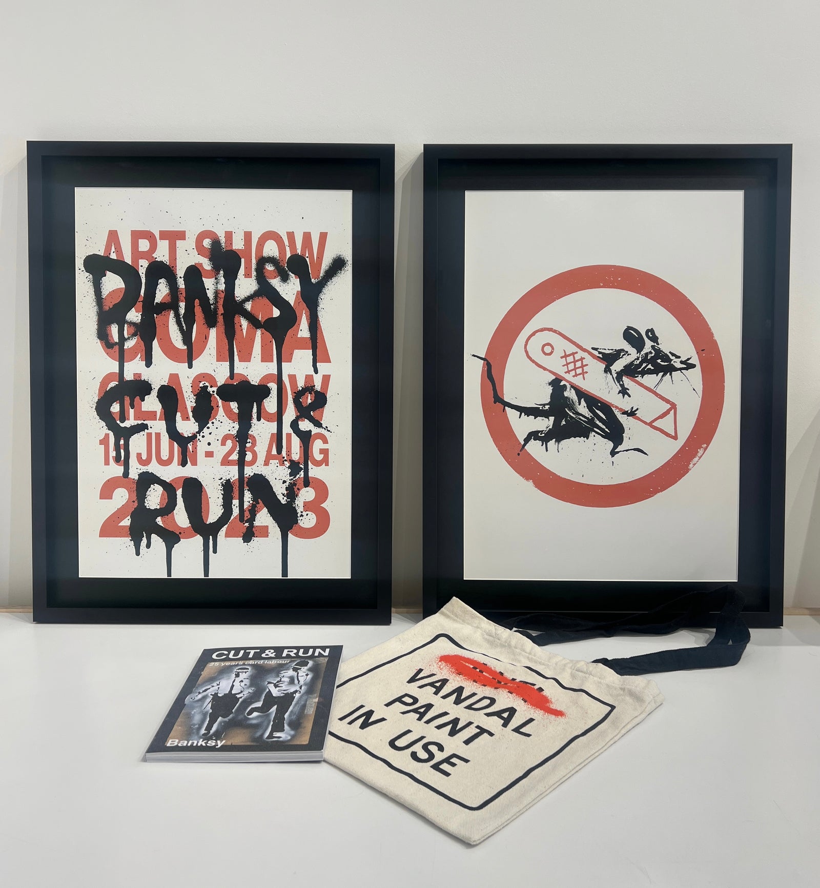 Cut & Run Exhibition Set by Banksy