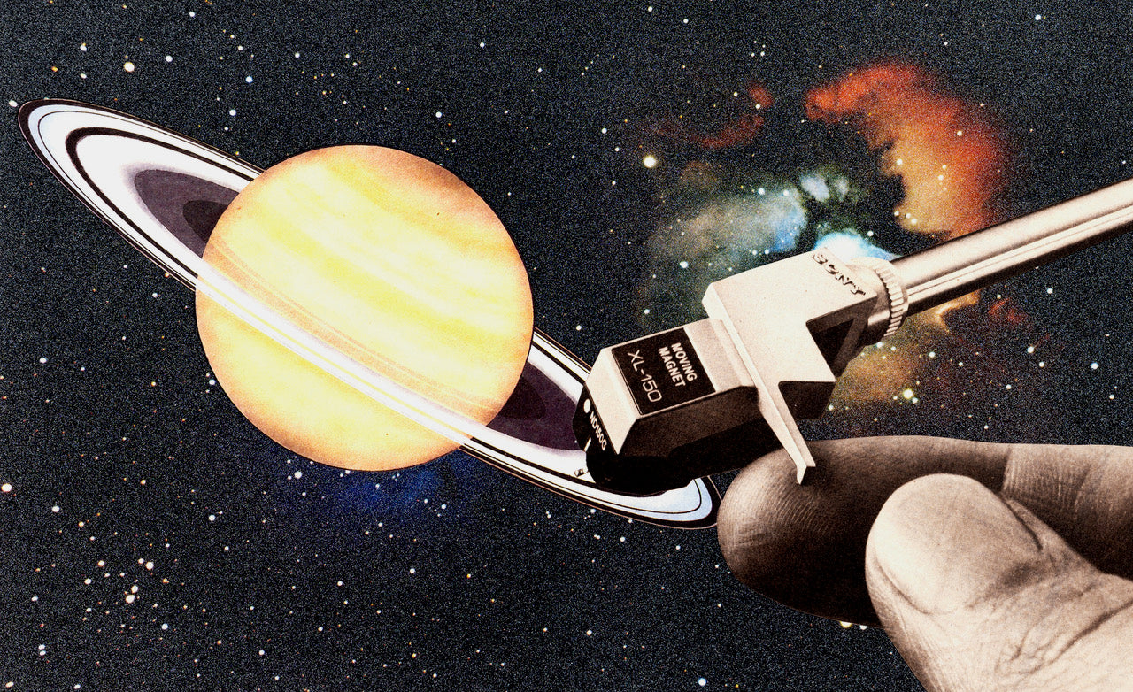 DJ VIP by Joe Webb, a limited edition uv and silkscreen print with glitter varnish finish on somerset enhanced velvet 410gsm paper from 2023