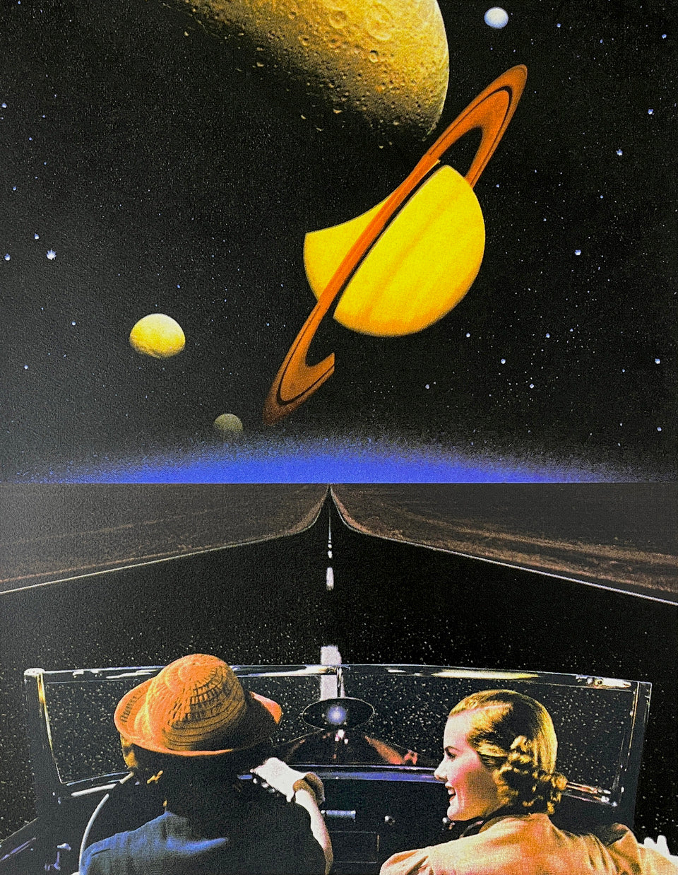The Trip by Joe Webb, a limited edition 8 colour silkscreen with varnish finish on somerset enhanced velvet 410gsm paper from 2023