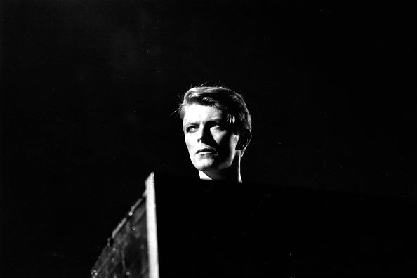 Head Of David by Kurt Hutton/Getty Images, 1978. British pop singer David Bowie in concert at Earl's Court, London during his. Open Edition Resin Photographic Print. Portrait orientation. Available at Electric Gallery, London, UK.