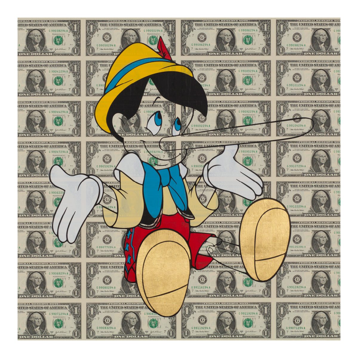 Liar Liar by Ben Allen, a open edition giclée print on hahnemühle 308gsm rag paper from 2025