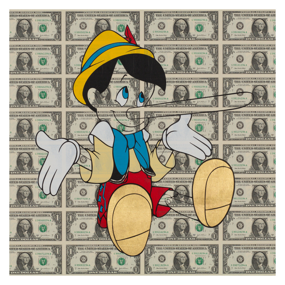 Liar Liar by Ben Allen, a open edition giclée print on hahnemühle 308gsm rag paper from 2025