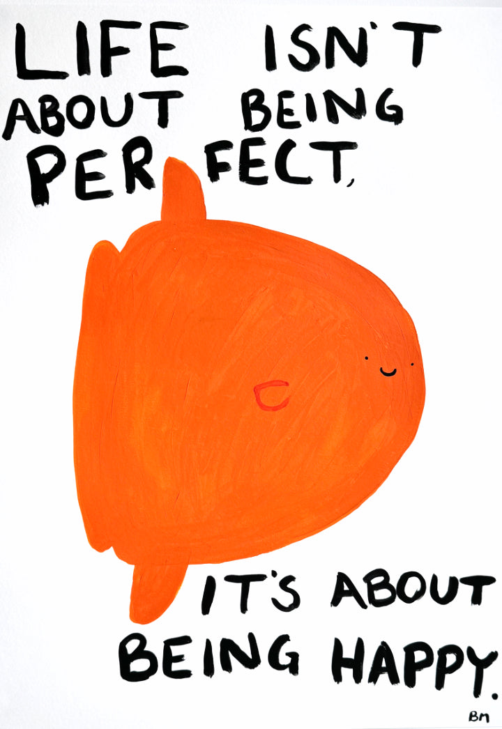 Life Isn't About (Framed) by Billy Murphy, a original acrylic on 310gsm southbank coarse from 2024