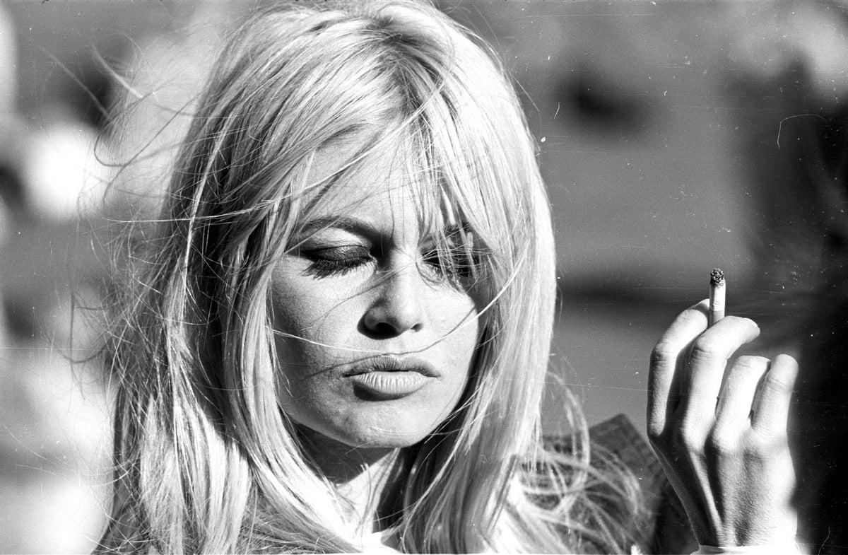 Brigitte Bardot by Michael Ochs/Getty Images, 1966. Brigitte Bardot.. Open Edition Resin Photographic Print. Landscape orientation. Available at Electric Gallery, London, UK.