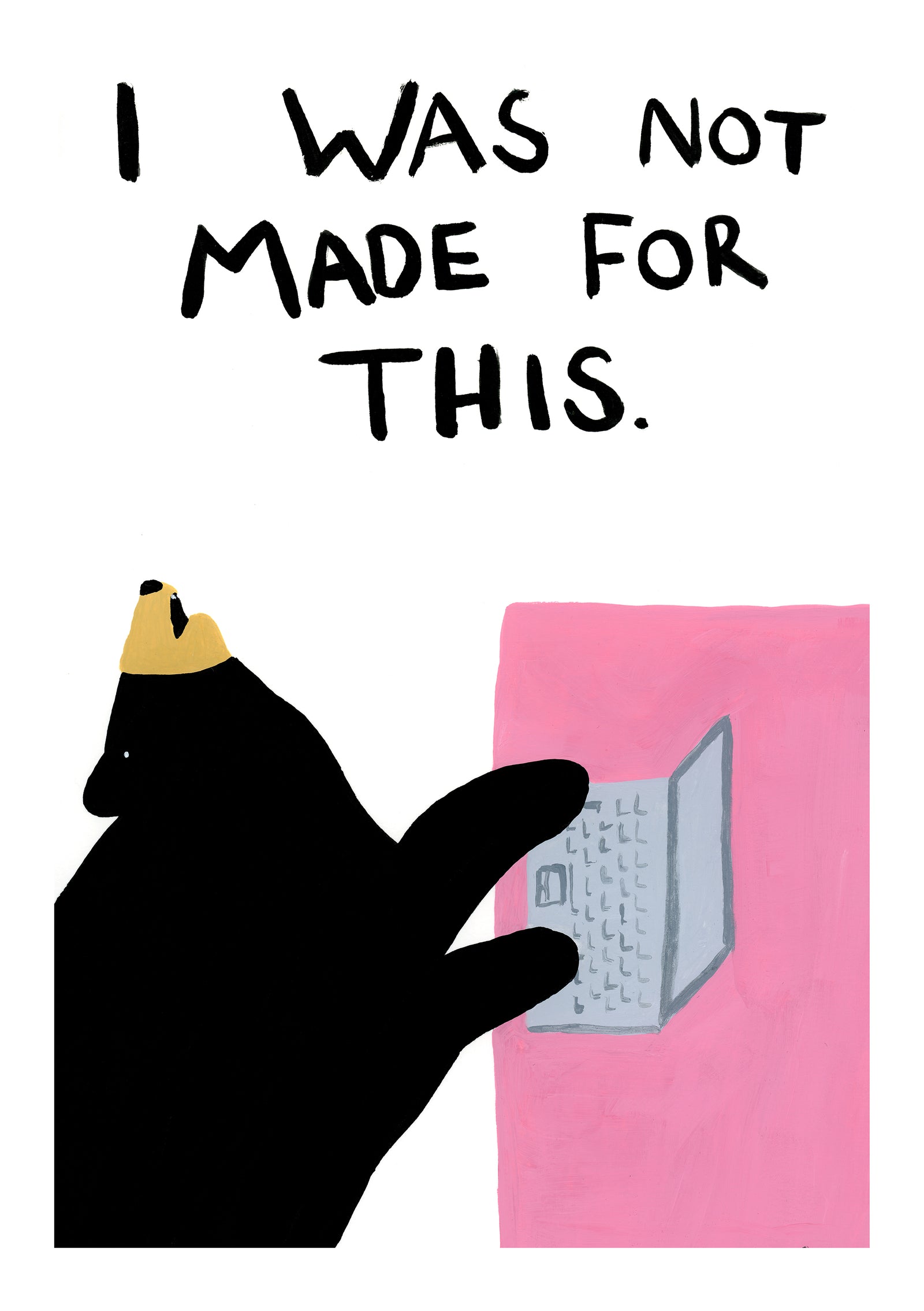 Not Made For This by Billy Murphy, a open edition giclée print on hahnemühle 308gsm rag paper from 2025